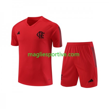 CR CR Flamengo Bambino Maglia da Allenamento Rosso 2023-2024